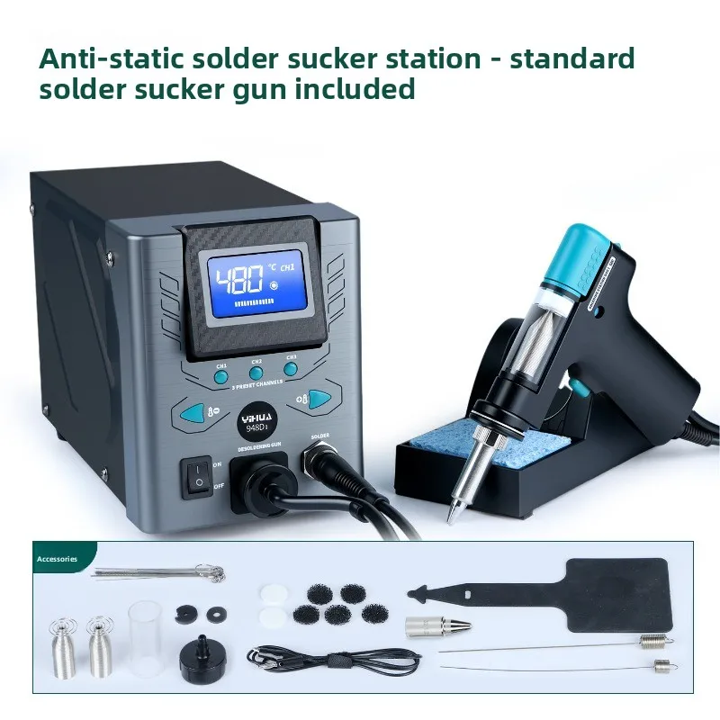 Desoldering Gun Vacuum Electric - Krachtig elektrisch soldeertangapparaat met loodvrije vacuümpomp,