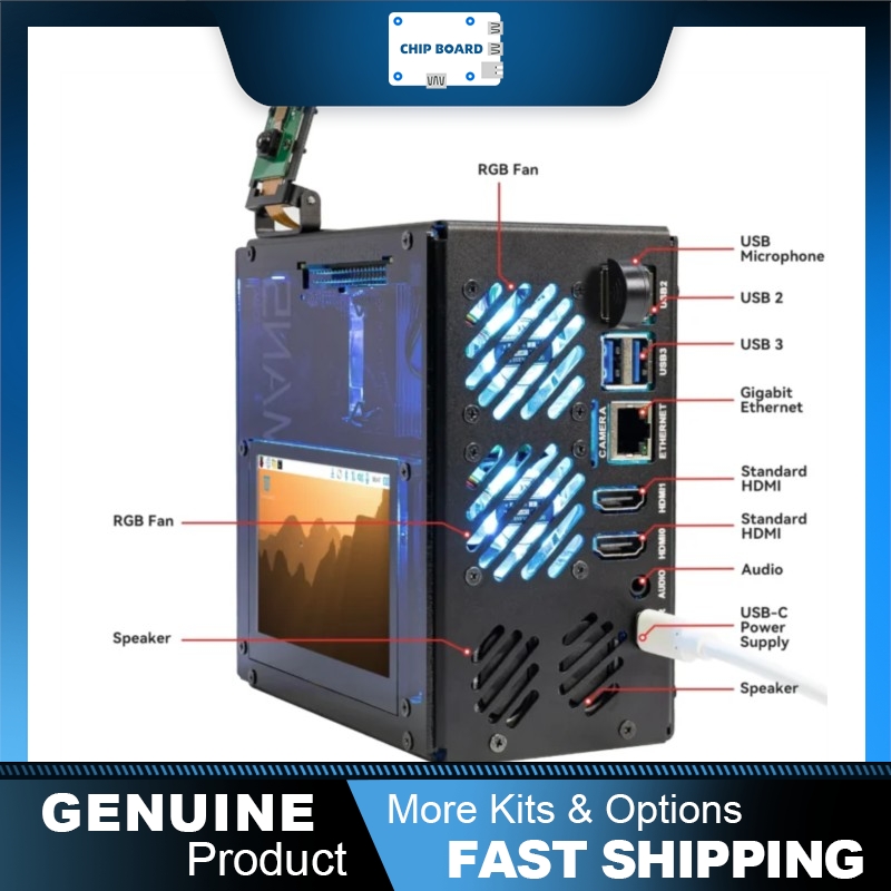 Pironman 5 Pro Max Case voor R - Raspberry Pi 5 8Gb Kit recensie en prijs