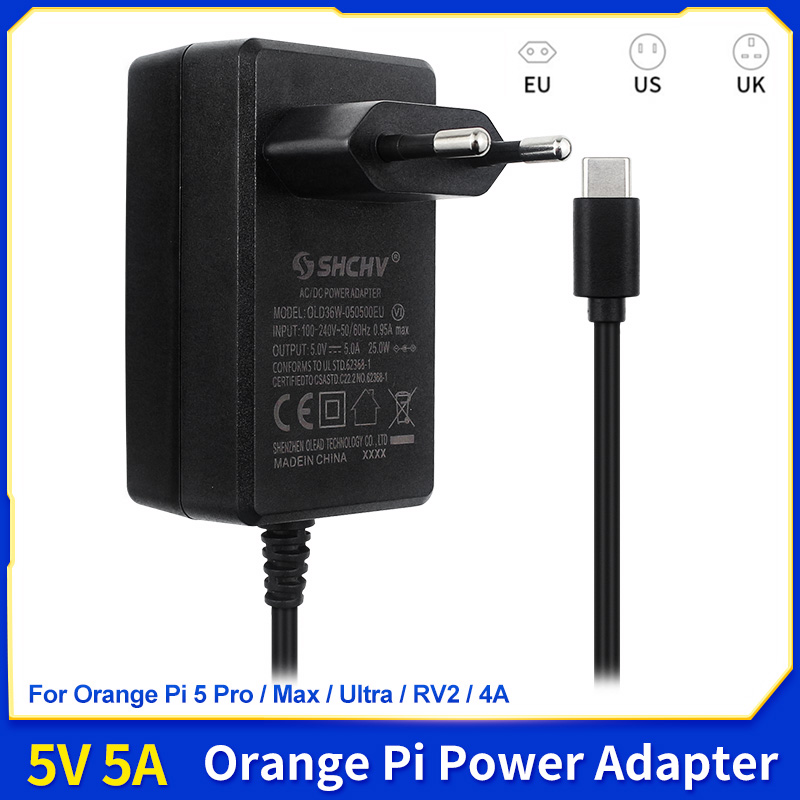 5V 5A USB Type-C voedingsadapt - Banana Pi Bpi-M5 recensie en prijs